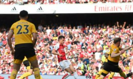 ملخص اهداف ارسنال الخمسة في مرمى وولفرهامبتون